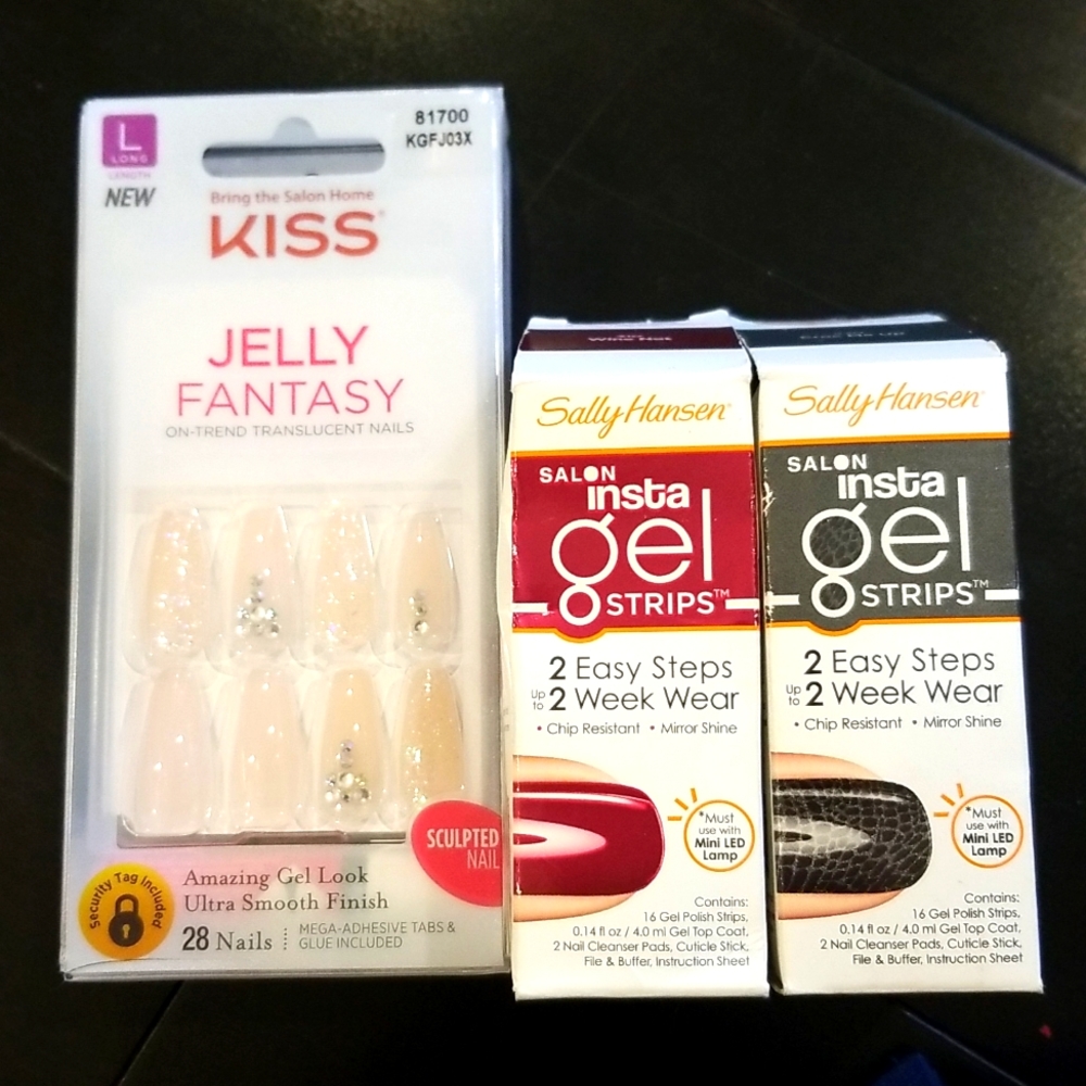 KISS & Sally Hansen nail kits